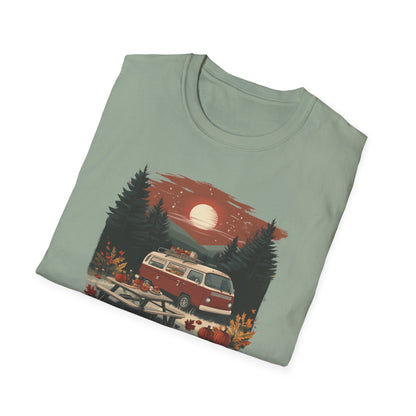 Grateful for the Journey Thanksgiving T-Shirt | Van Life Adventure Tee | Cozy Fall Shirt for Outdoor Enthusiasts | Perfect Thanksgiving Gift