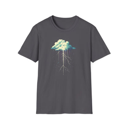 Lightning Storm T-Shirt | Minimalist Thunderstorm Graphic Tee | Meteorology Shirt Gift for Weather Enthusiasts