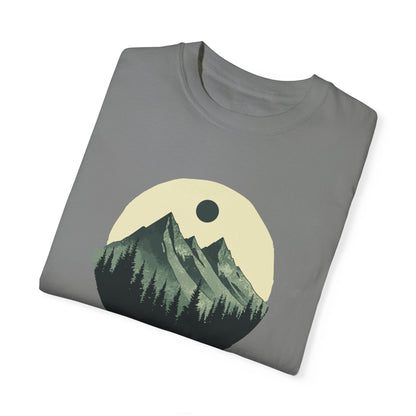 Mountain Peaks Nature T-Shirt - Minimalist Mountain Design | Outdoor Graphic Tee | Adventure Apparel