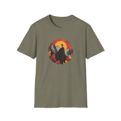 Autumn Rock Climbing Shirt | Bouldering T-Shirt Fall Leaves Mountain Climbing Design | Rock Climbing Gifts for Bouldering and Nature Lovers