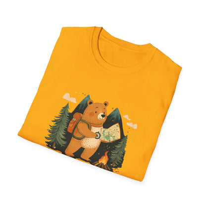 Bearly Lost Funny Hiking T-Shirt | Sarcastic Bear Outdoor Adventure Tee | Perfect Gift for Husband or Boyfriend | Nature Lover Camping Shirt