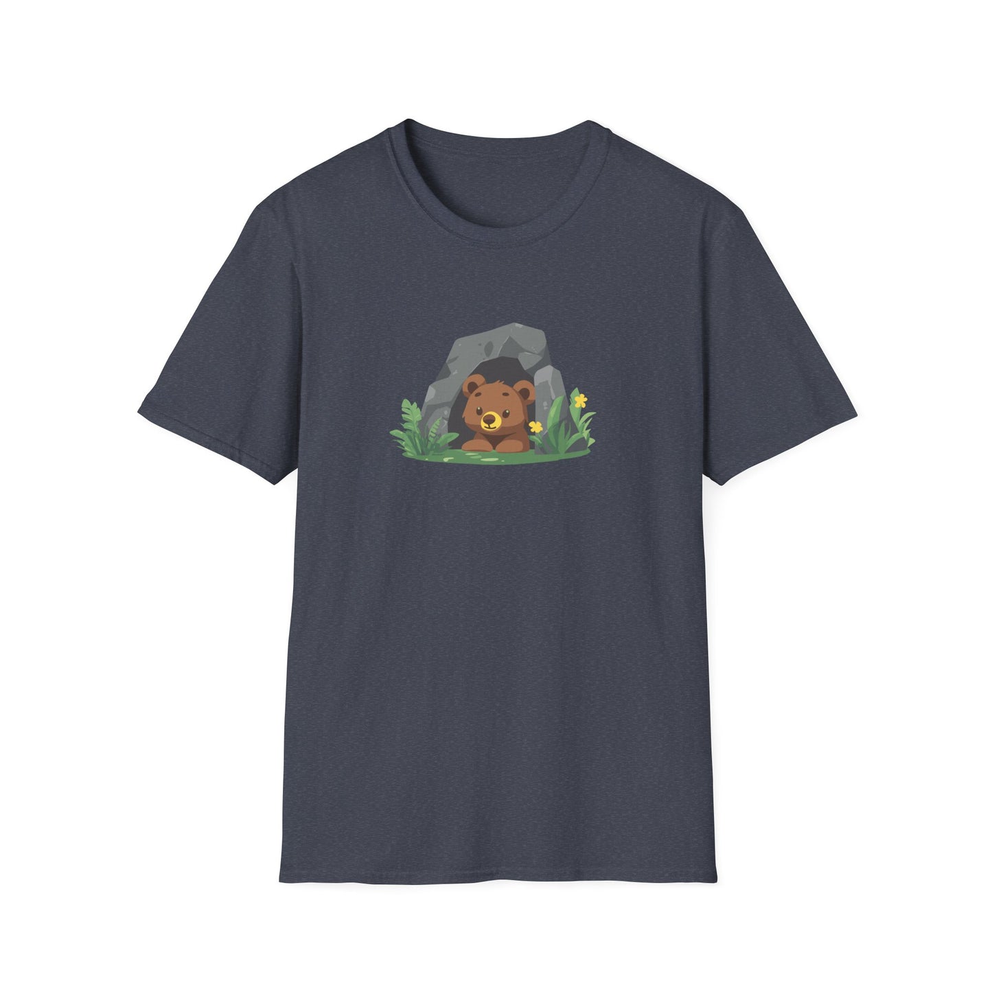 Adorable Bear Cave T-Shirt | Cute Woodland Animal Graphic Tee | Perfect for Nature Lovers, National Park Enthusiasts, and Outdoor Adventures