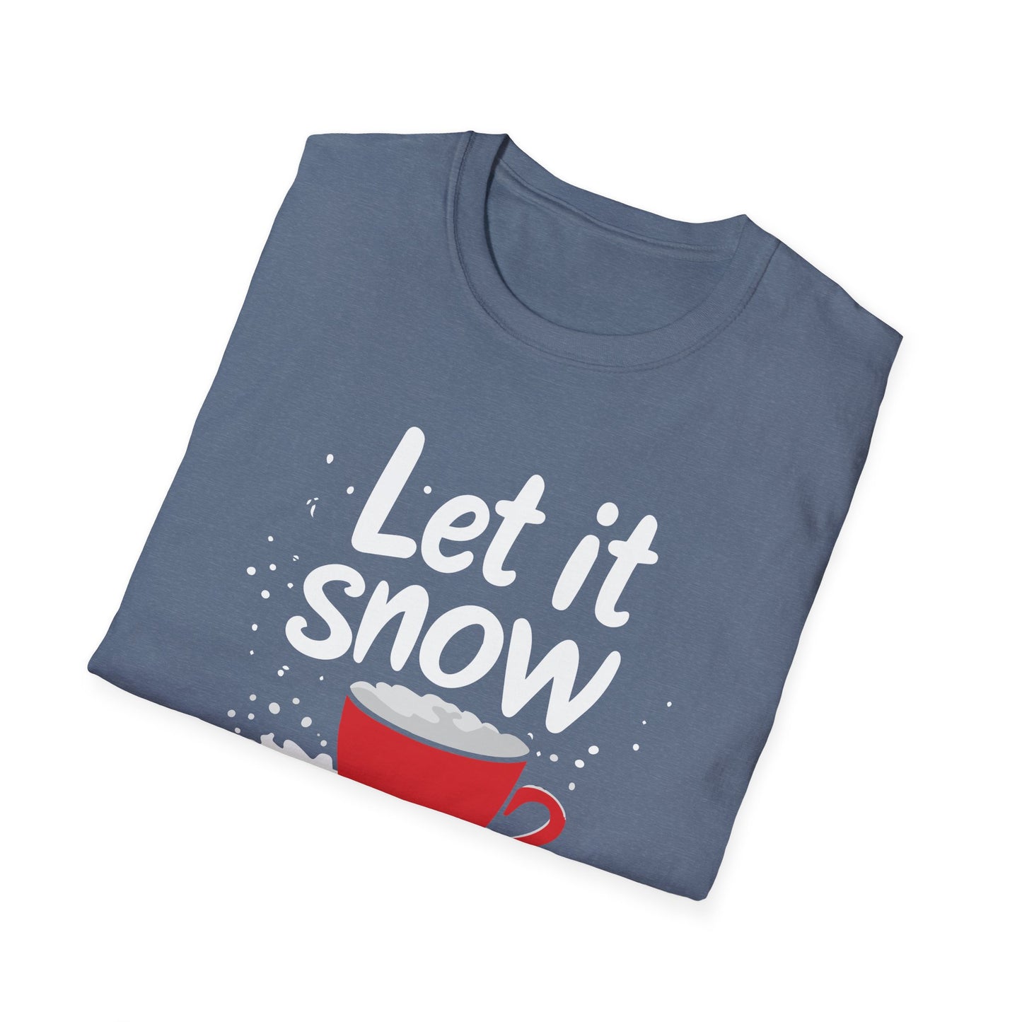 Let it Snow Coffee Lover T-shirt, Christmas T-shirt, Coffee T-shirt