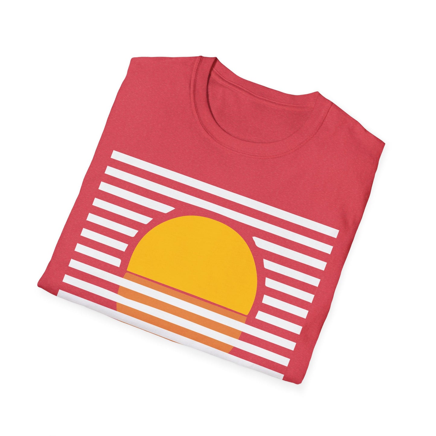 Minimal Rising Sun Graphic T-Shirt | Unisex