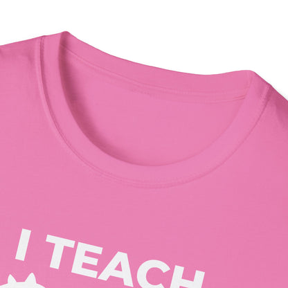 I Teach School T-Shirt | Minimalist Teacher Shirt | School of Fish Shirt | Gift for Teachers