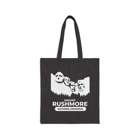 Mount Rushmore National Monument Tote Bag, National Park Cotton Canvas Shopping Bag, South Dakota