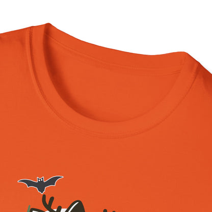 Cute Deer Halloween Trick or Treat T-Shirt | Adorable National Park Animal Illustration Tee | Perfect for Halloween and Nature Lovers