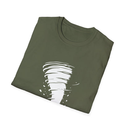 Twister Tornado Minimal T-Shirt - Weather Lover's Gift