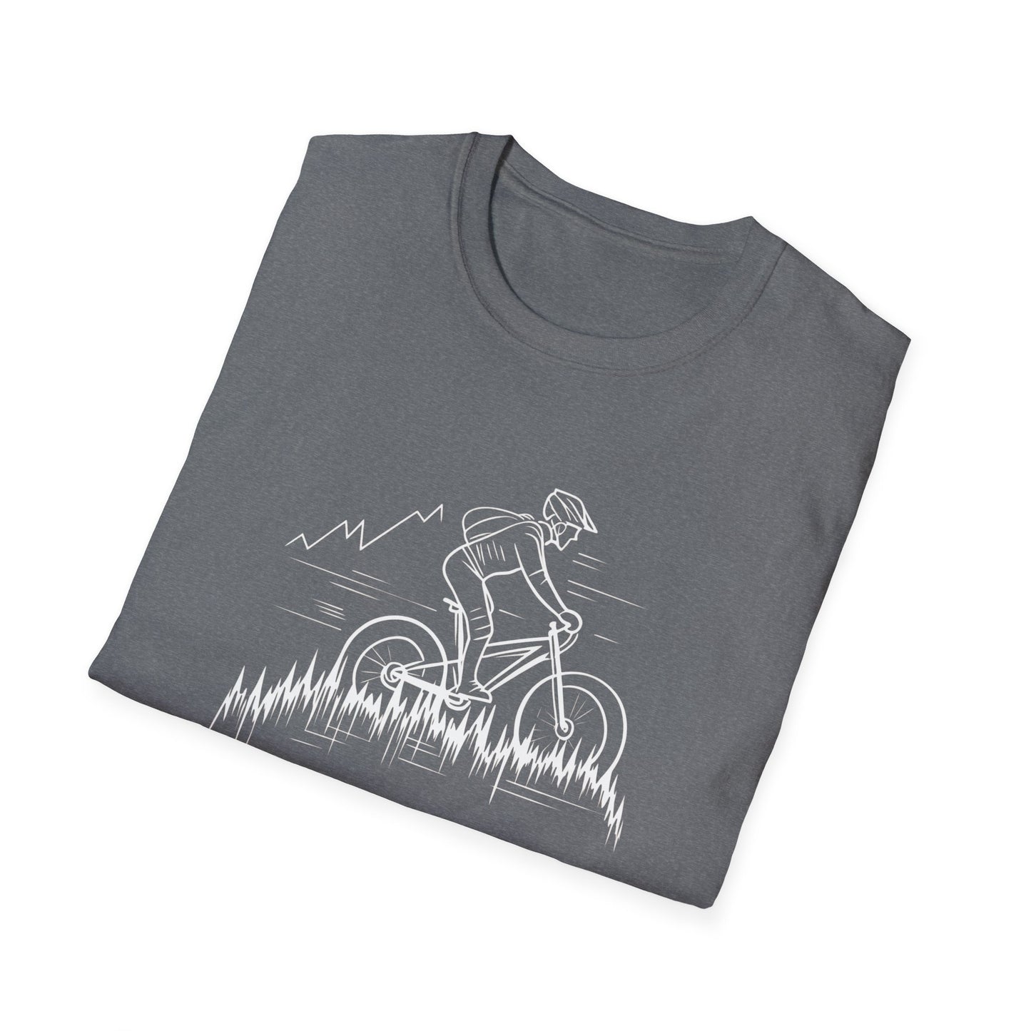 Mountain Bike Heartbeat Shirt for Adventure Lovers, Perfect Biking Gift for Him, Outdoor Cyclist Tee, Unique Present for Bikers