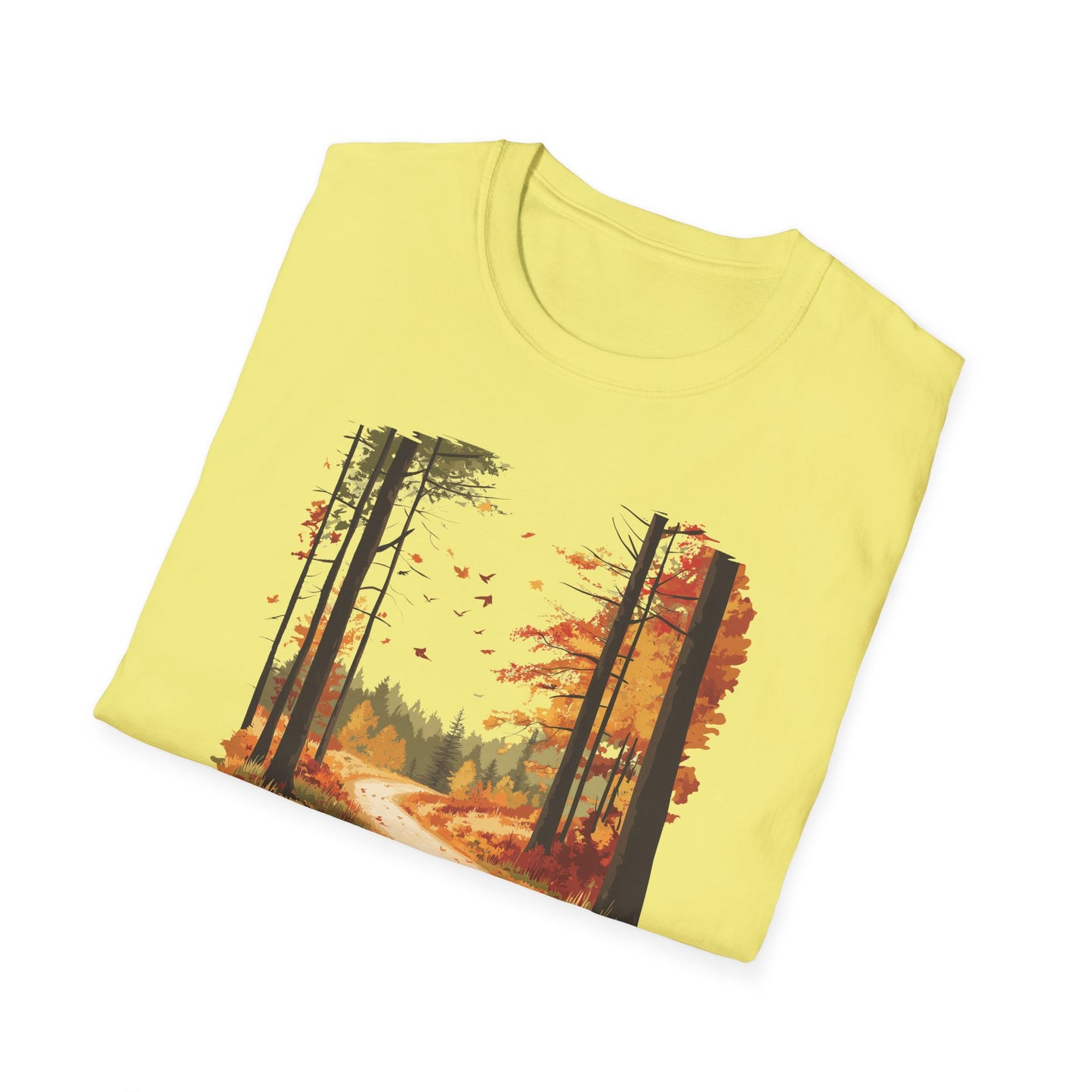 Autumn Adventures T-shirt - Cozy Fall Forest Nature Design Tee for Outdoor Enthusiasts, Hiking Lovers, Fall Hiker Shirt