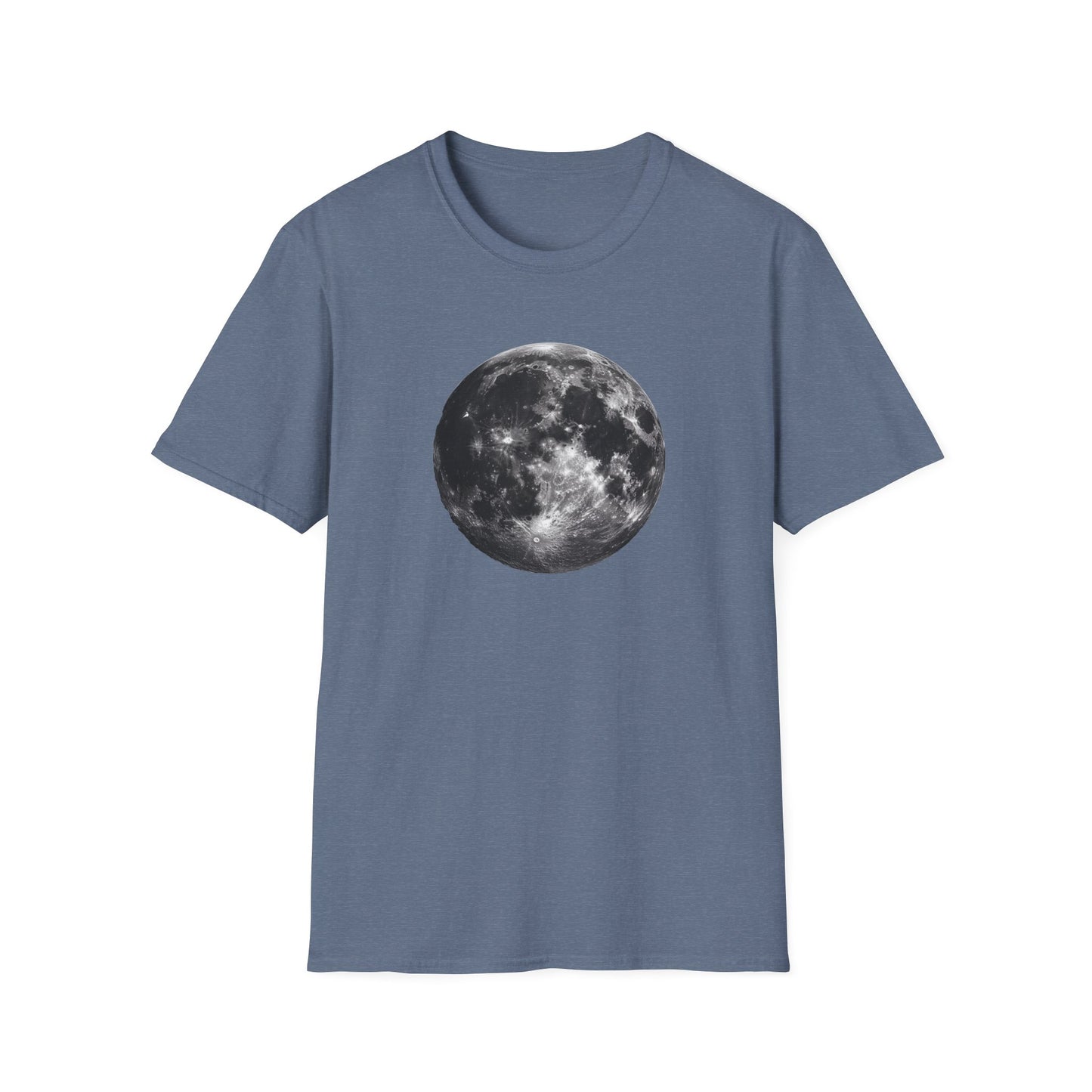 Full Moon T-Shirt | Minimalist Celestial Tee for Nature and Astronomy Lovers | Lunar Graphic Shirt | Outdoor Adventure Night Sky Apparel