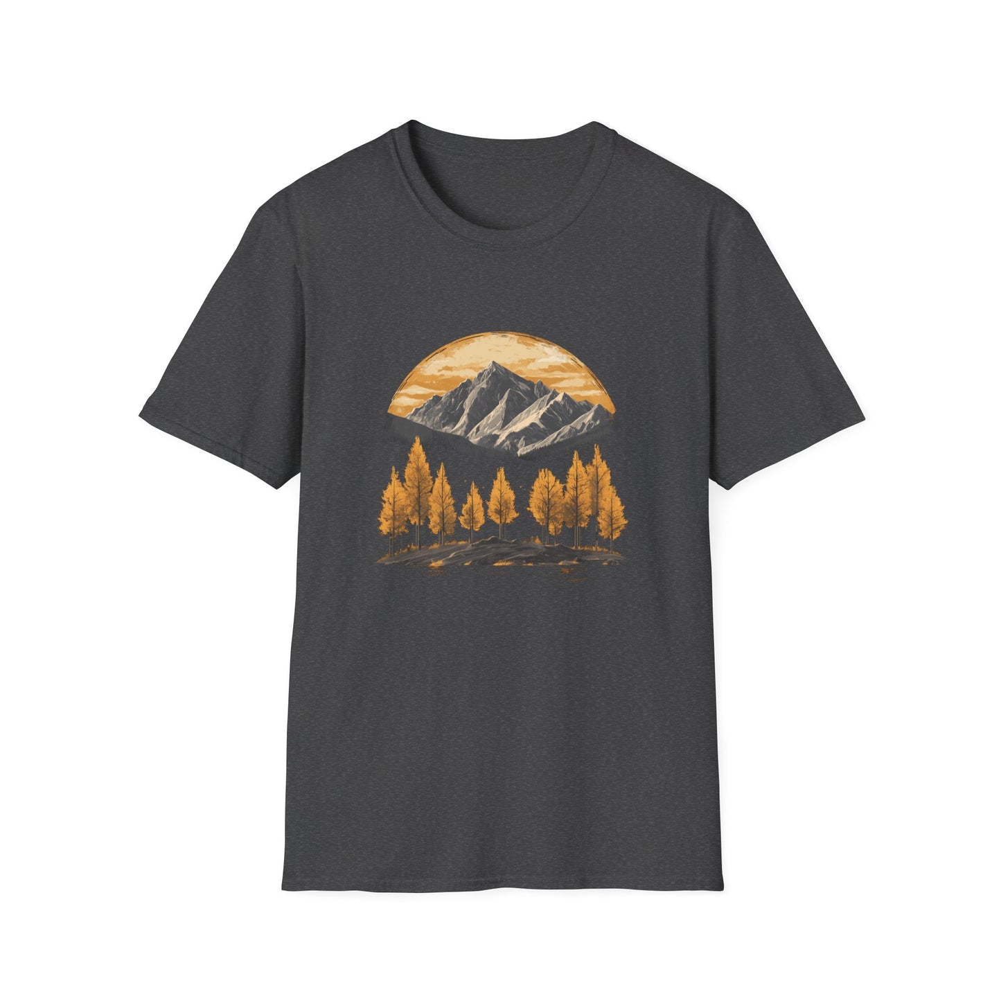 Rocky Mountain Fall Aspen Trees T-Shirt, Outdoor Enthusiast Gift, Hiker Camping Tee, Nature Lover Shirt, Autumn Colors Top