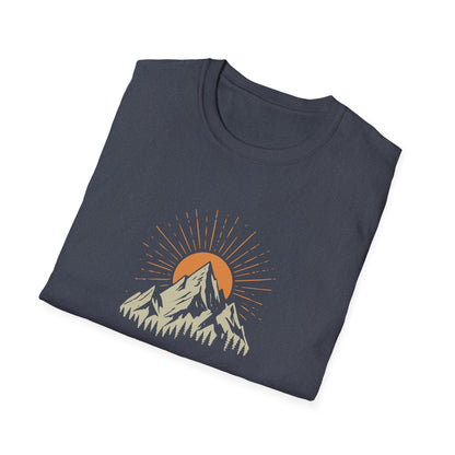 Rise & Climb Rock Climbing T-Shirt, Mountain Climber Tee, Outdoor Adventure Shirt, Inspirational Hiking Top, Mountaineer Gift for Men