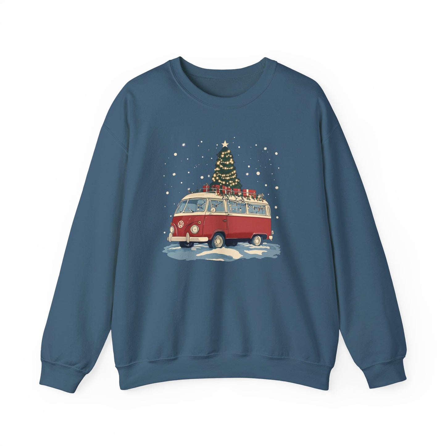 Christmas Van Life Sweatshirt | Cozy Holiday Camper Sweater | Festive Gift for Van Life Lovers and Outdoor Adventurers, Merry Van Life