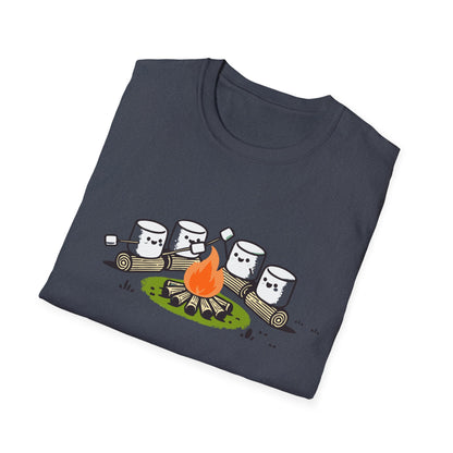 Campfire Marshmallows T-Shirt - Cute Outdoor Camping Graphic Tee