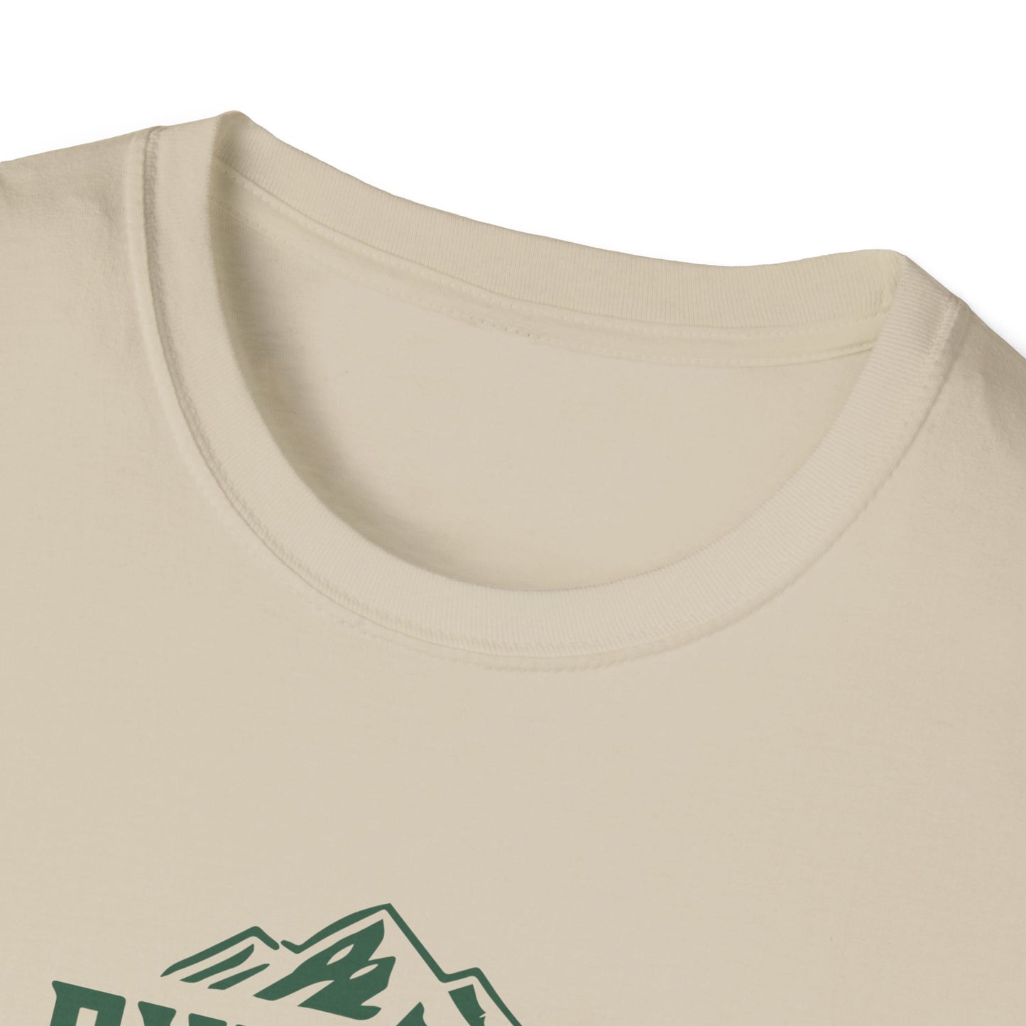 Mountain Adventure T-Shirt | Outdoor Nature Lover Tee, Hiking & Camping Shirt | Wilderness Exploration Apparel, Mountains and Paw Prints