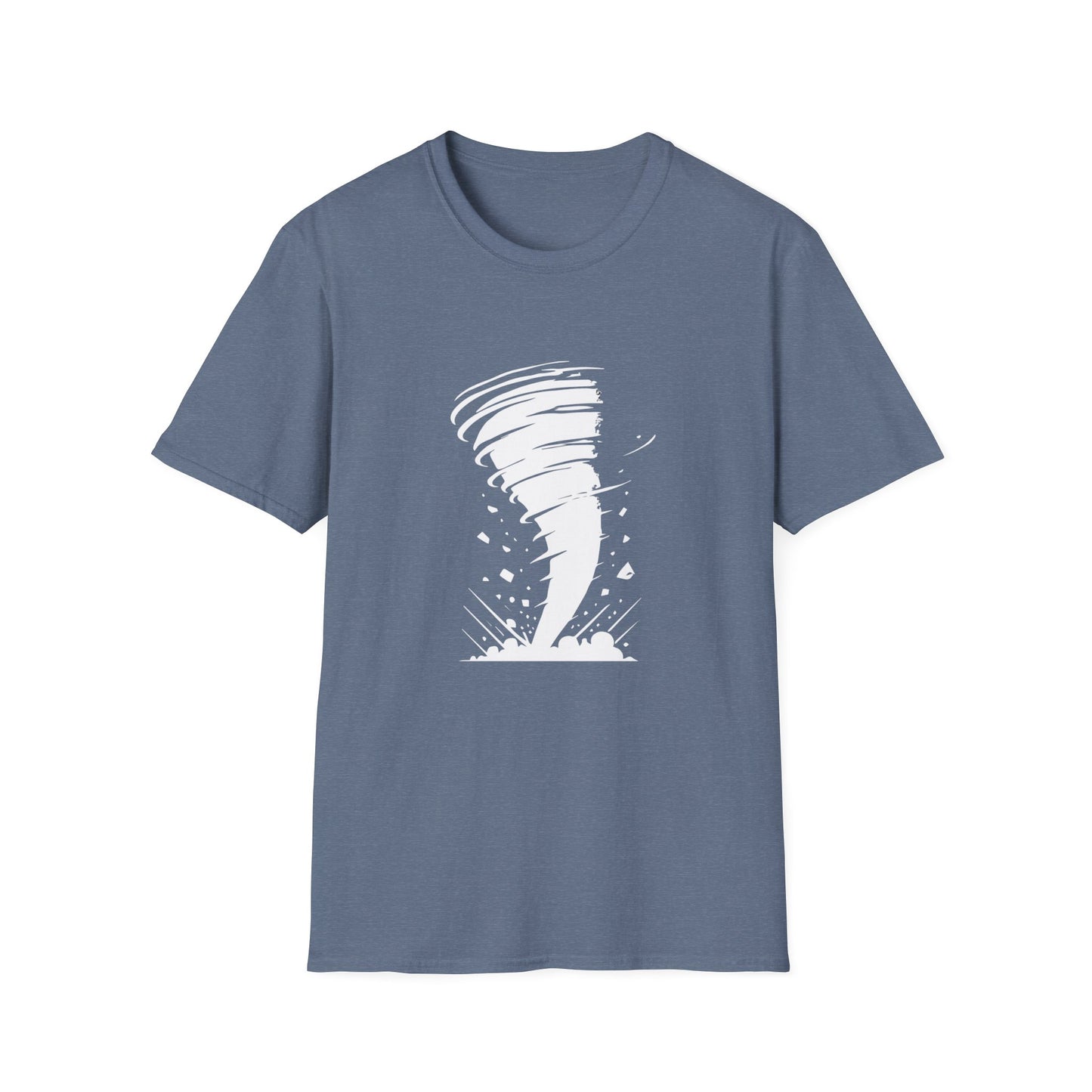 Twister Tornado Minimal T-Shirt - Weather Lover's Gift