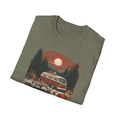 Grateful for the Journey Thanksgiving T-Shirt | Van Life Adventure Tee | Cozy Fall Shirt for Outdoor Enthusiasts | Perfect Thanksgiving Gift