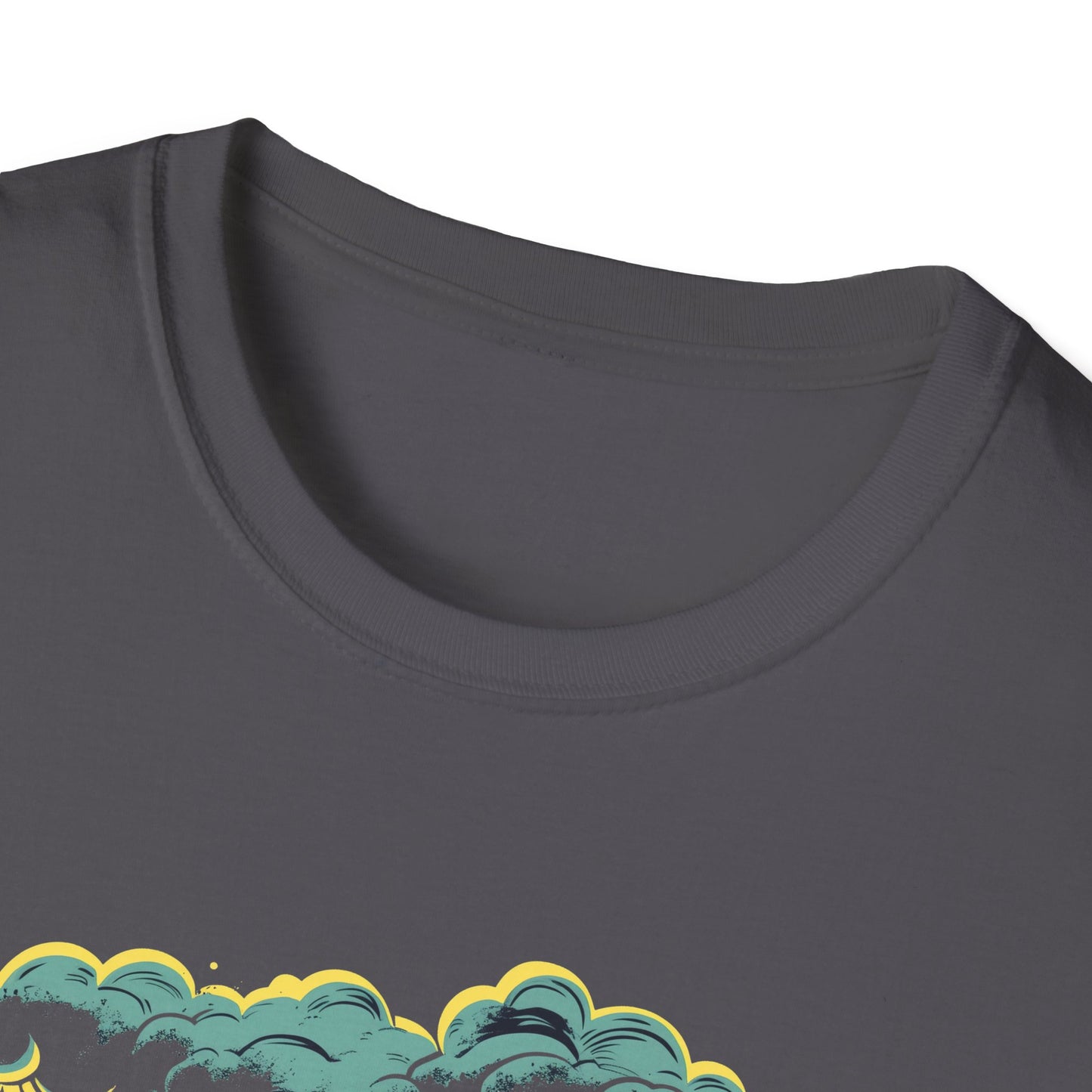 Mountain Storm Unisex T-Shirt, Nature Scene Lightning Graphic Tee, Outdoor Adventure Shirt, Hiking Gift, Nature Lover Top