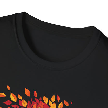 Autumn Tree Abstract Graphic T-Shirt | Fall Nature Tee | Shirt for Nature Lovers | Fall Leaves Shirt | Perfect for Outdoor Adventures Hikers