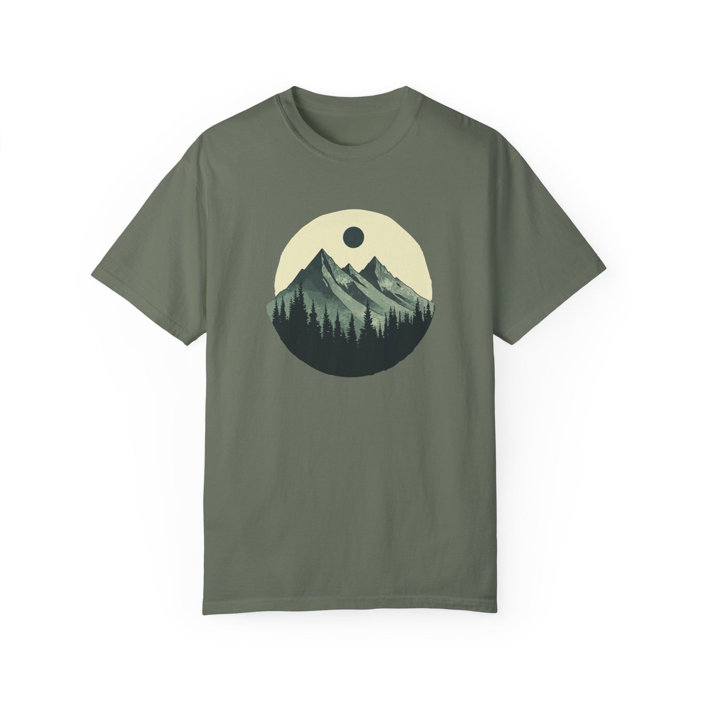 Mountain Peaks Nature T-Shirt - Minimalist Mountain Design | Outdoor Graphic Tee | Adventure Apparel