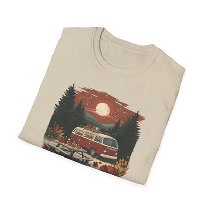 Grateful for the Journey Thanksgiving T-Shirt | Van Life Adventure Tee | Cozy Fall Shirt for Outdoor Enthusiasts | Perfect Thanksgiving Gift