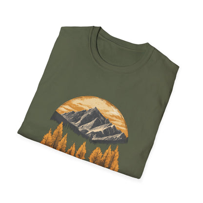 Rocky Mountain Fall Aspen Trees T-Shirt, Outdoor Enthusiast Gift, Hiker Camping Tee, Nature Lover Shirt, Autumn Colors Top