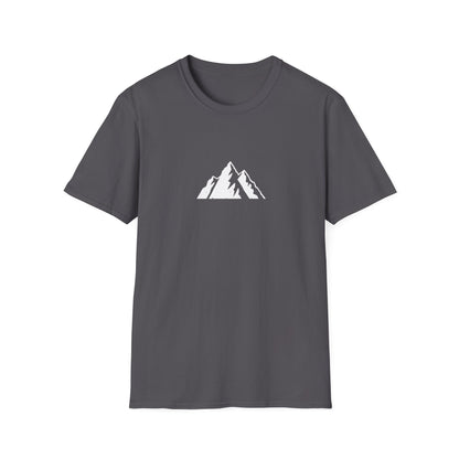 Minimal Mountainscape T-Shirt | Outdoor Adventure Unisex Graphic Tee - Nature Lover's Apparel