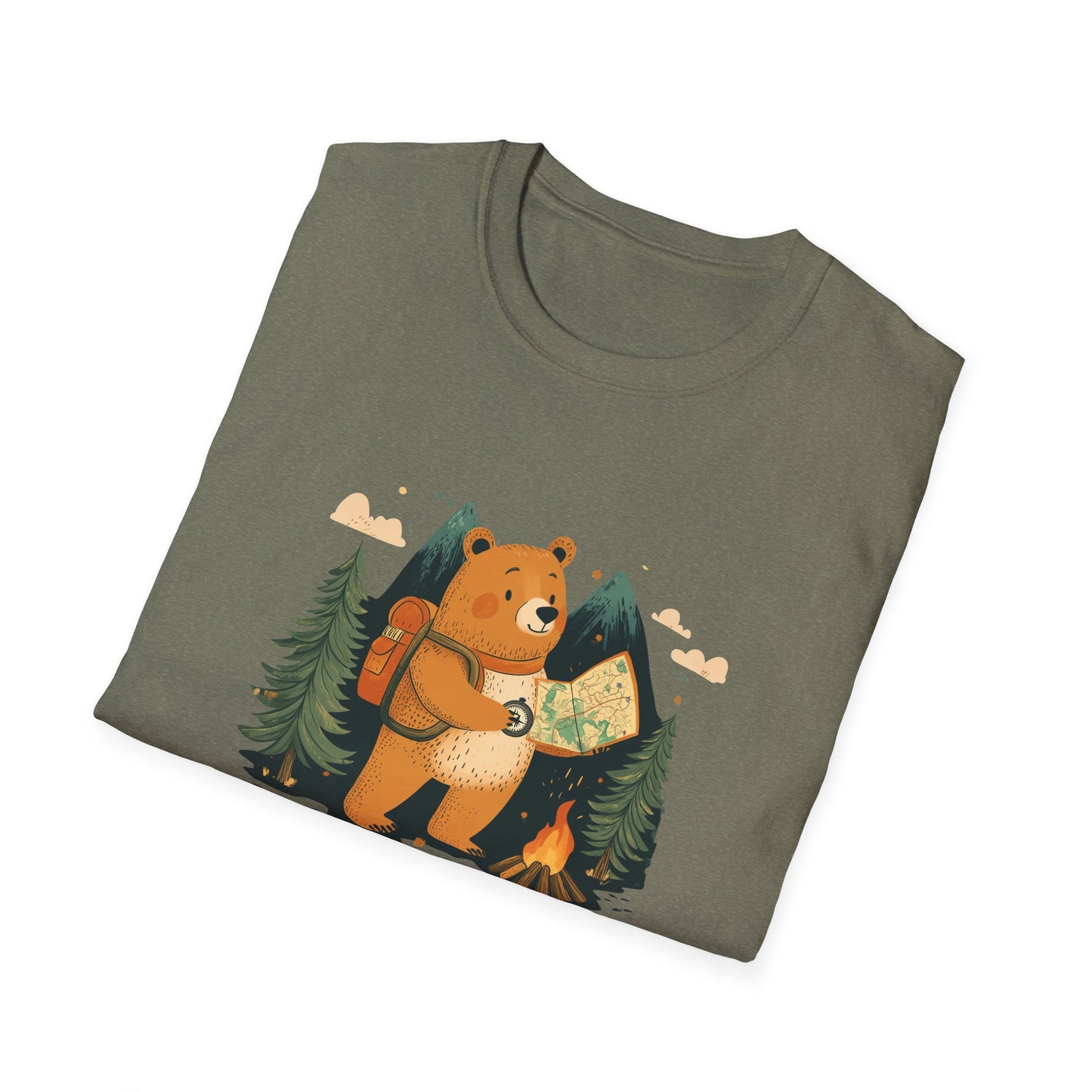 Bearly Lost Funny Hiking T-Shirt | Sarcastic Bear Outdoor Adventure Tee | Perfect Gift for Husband or Boyfriend | Nature Lover Camping Shirt