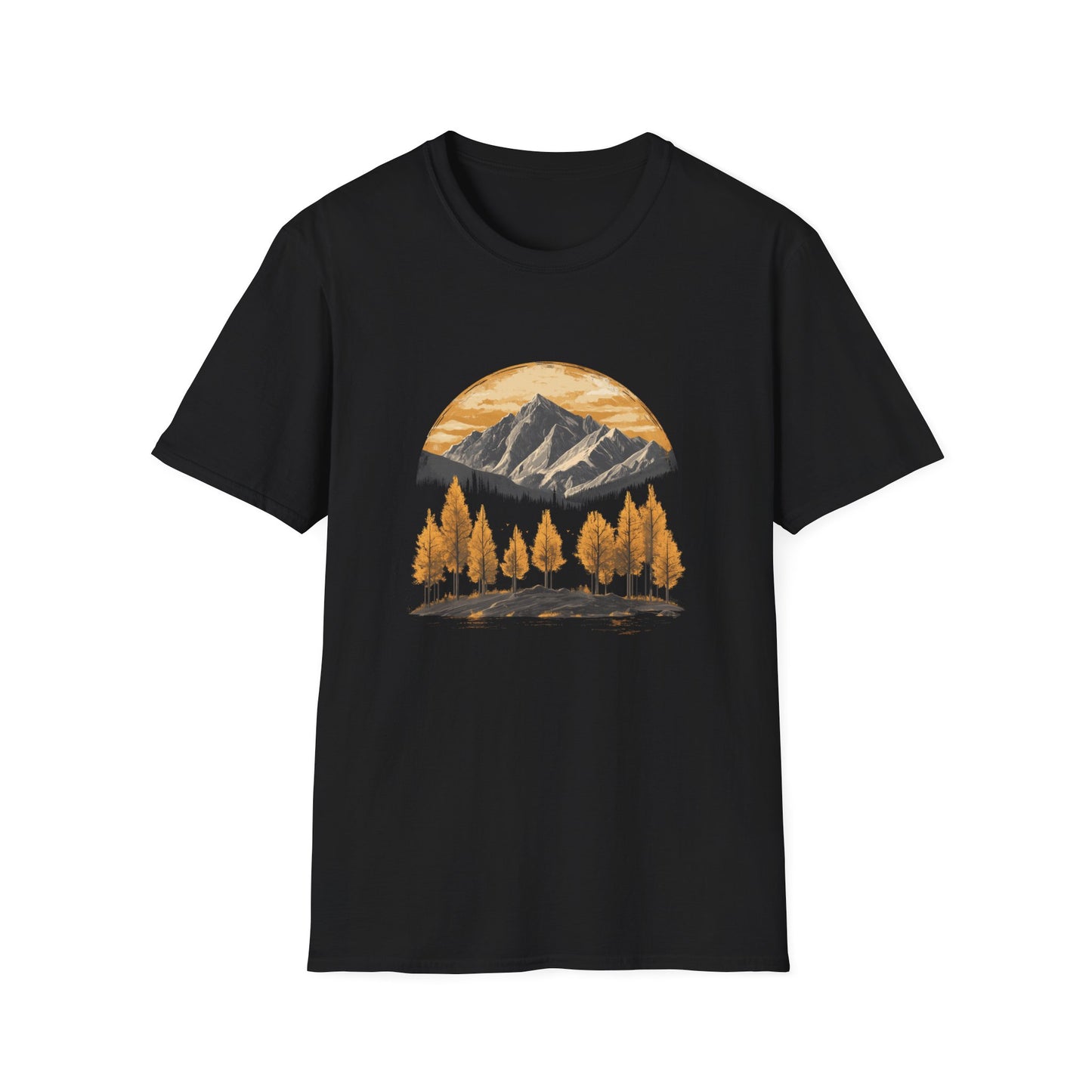 Rocky Mountain Fall Aspen Trees T-Shirt, Outdoor Enthusiast Gift, Hiker Camping Tee, Nature Lover Shirt, Autumn Colors Top