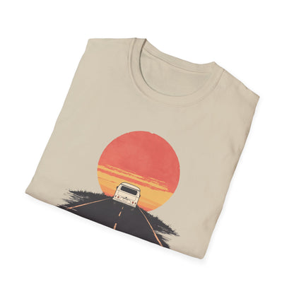 Chasing Sunsets T-Shirt | Retro Road Trip Tee | Outdoor Adventure Shirt | Hiking & Camping Gift | Van Life Travel Tee