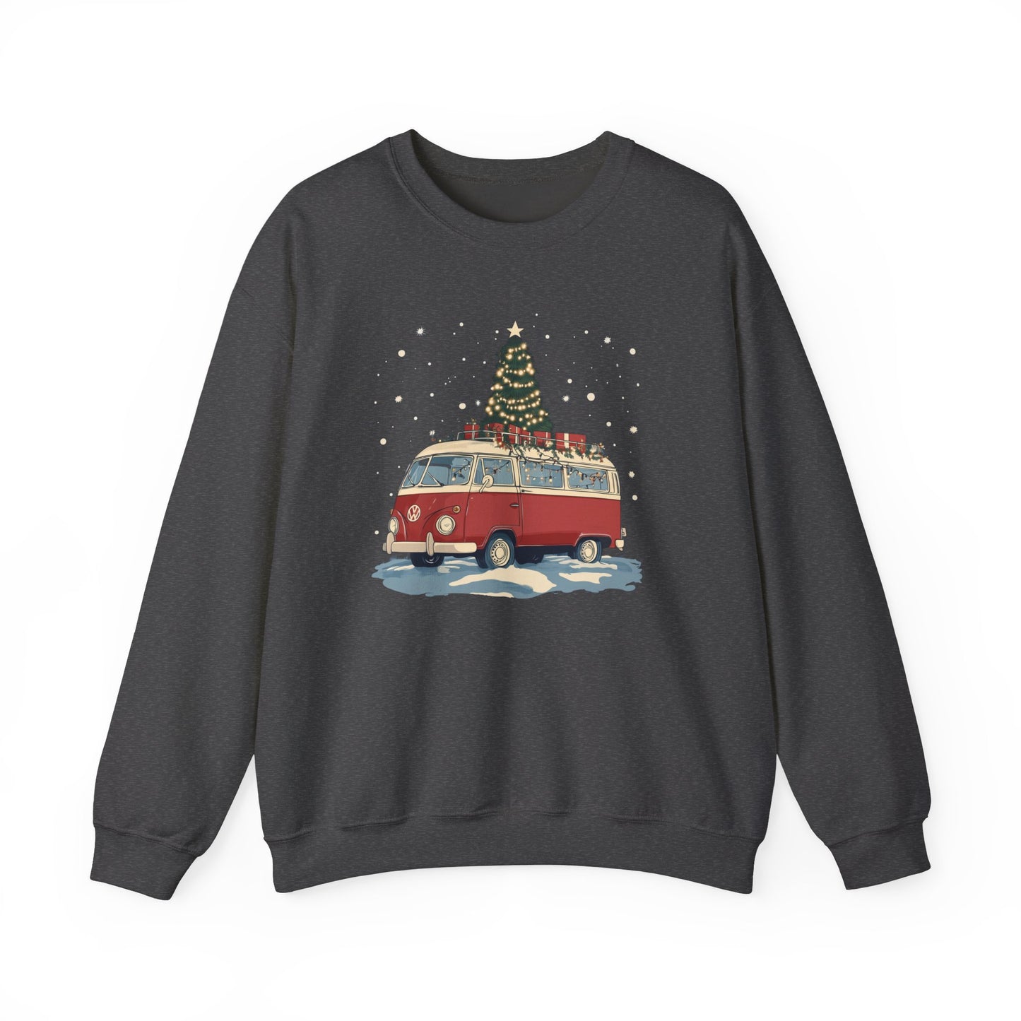 Christmas Van Life Sweatshirt | Cozy Holiday Camper Sweater | Festive Gift for Van Life Lovers and Outdoor Adventurers, Merry Van Life