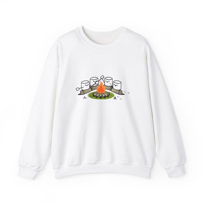 Campfire Marshmallows Sweatshirt - Cute Outdoor Camping Graphic Sweatshirt | Unisex