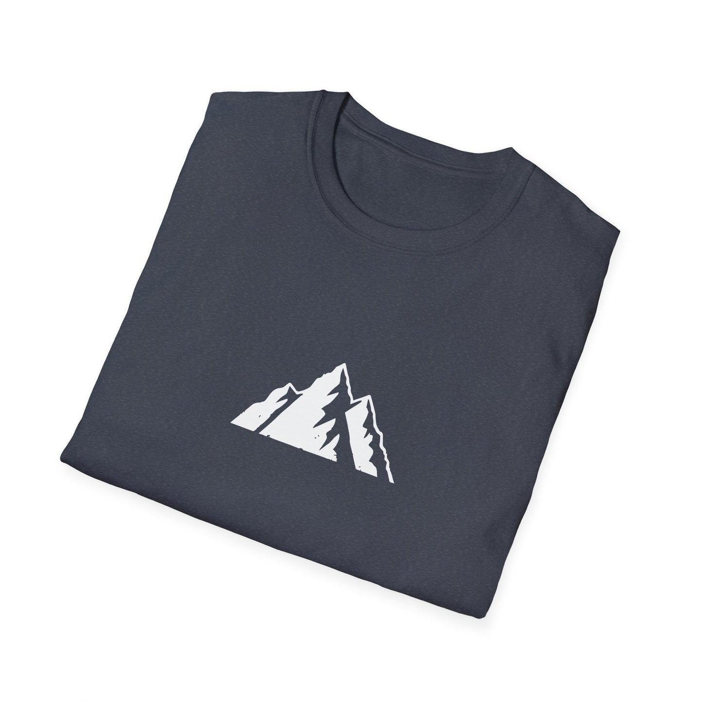 Minimal Mountainscape T-Shirt | Outdoor Adventure Unisex Graphic Tee - Nature Lover's Apparel