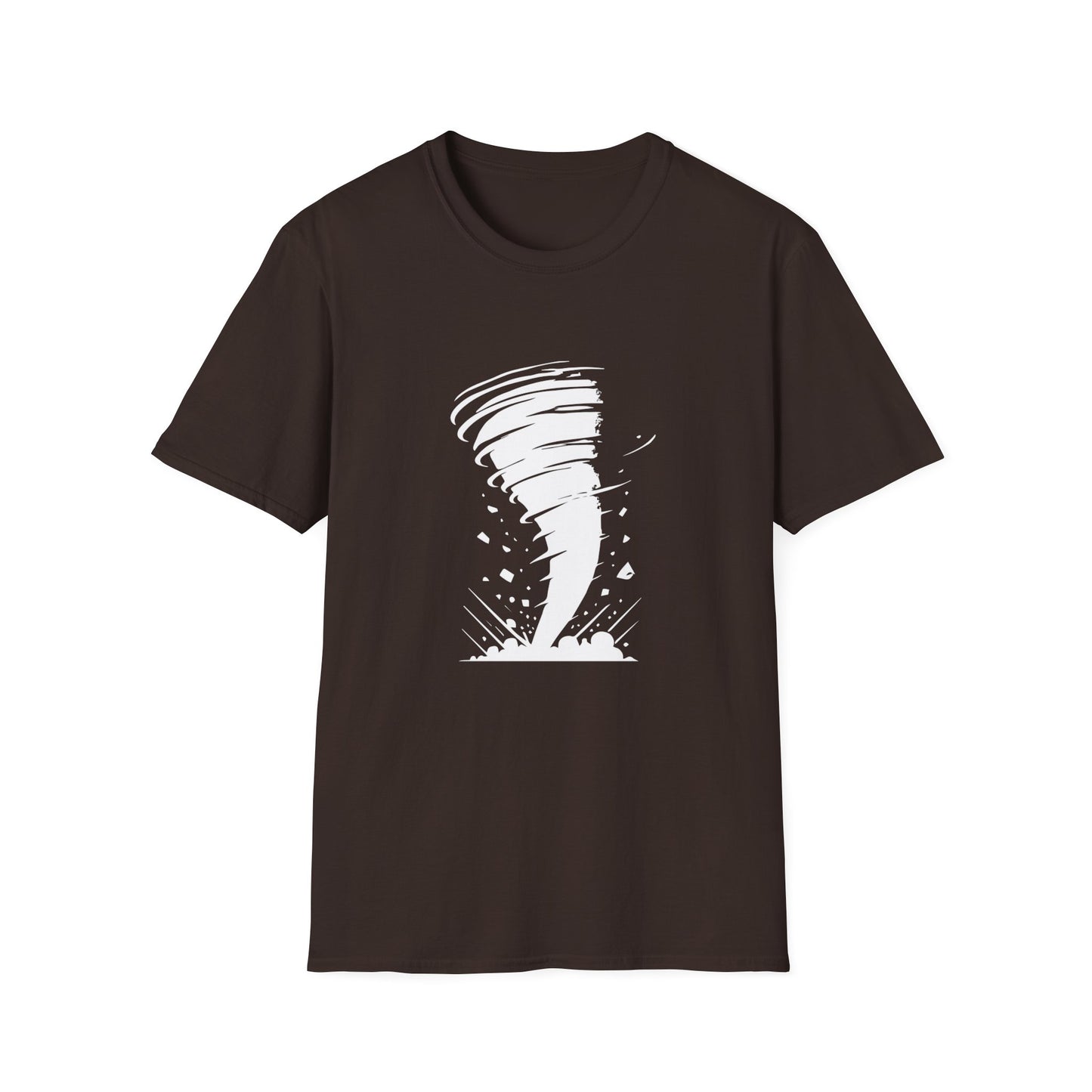 Twister Tornado Minimal T-Shirt - Weather Lover's Gift