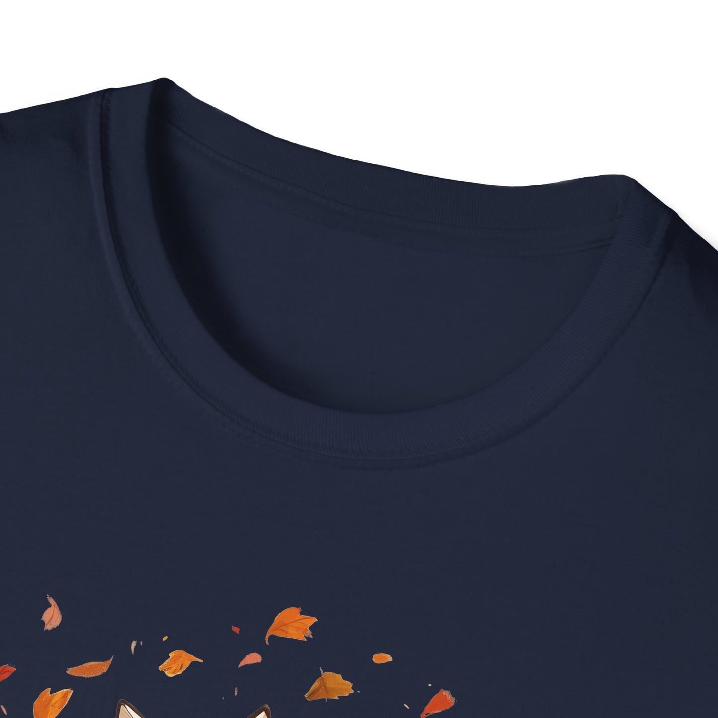 Fox Jumping in Autumn Leaves T-Shirt | Cute Fall Graphic Tee | Cozy Seasonal Shirt for Nature Lovers | Perfect Autumn Apparel Gift