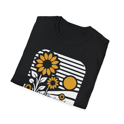 Sandhills Sunflower T-Shirt | Nature Inspired Tee | Sunflower Graphic Shirt | Outdoor Adventure Clothing