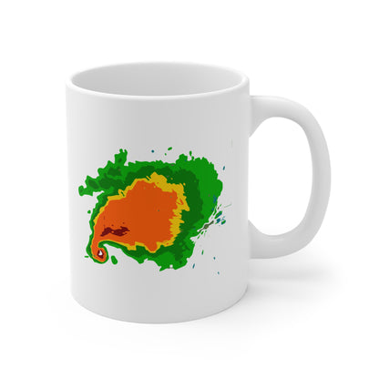 Supercell Radar Weather Mug | Storm Chaser, Meteorologist Gift, Weather Radar Coffee Mug, Meteorology Student, Weatherman Gift