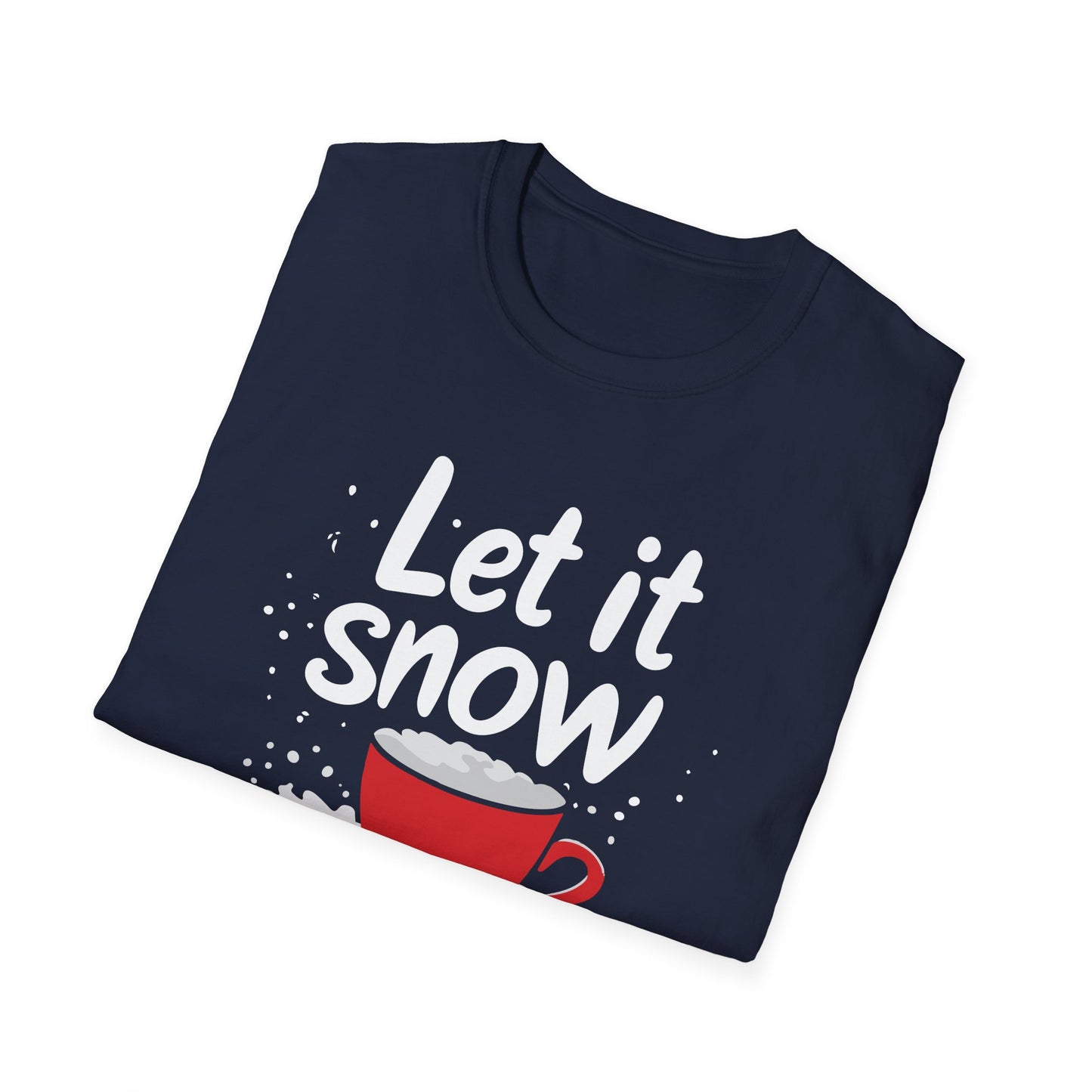 Let it Snow Coffee Lover T-shirt, Christmas T-shirt, Coffee T-shirt