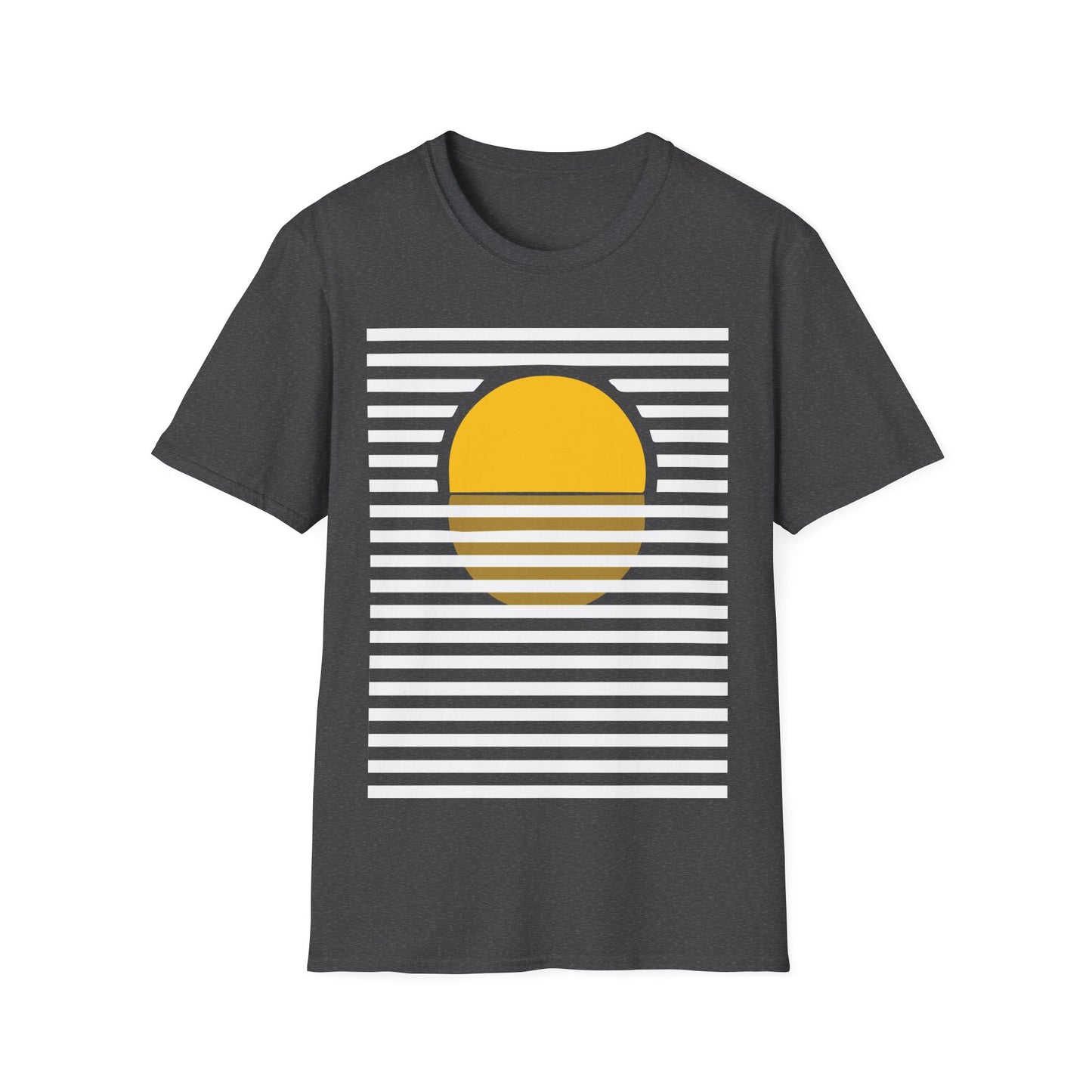 Minimal Rising Sun Graphic T-Shirt | Unisex