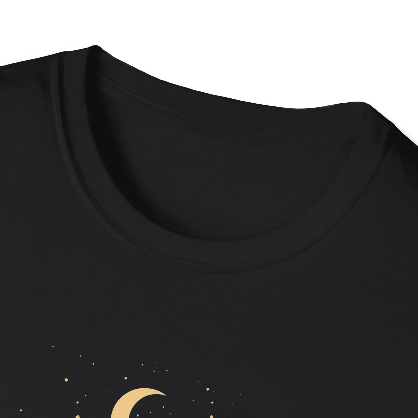 Stargazing Minimalist Night Sky Graphic Tee | Perfect Gift for Nature Lovers, Campers, and Outdoor Enthusiasts | Moon and Stars Design