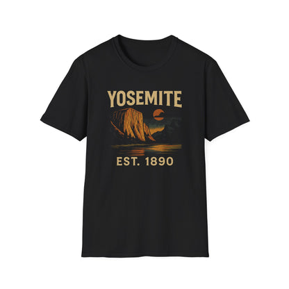 Yosemite National Park T-Shirt | Vintage El Capitan Nature Shirt | Hiking Gift for Him | Retro Outdoorsy Shirt