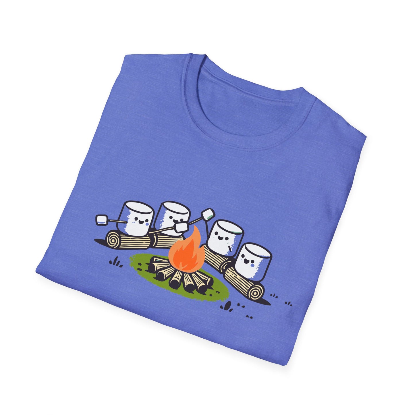 Campfire Marshmallows T-Shirt - Cute Outdoor Camping Graphic Tee