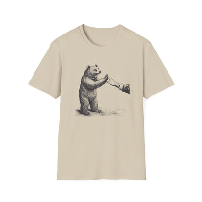 Funny High Five Bear T-Shirt, Grizzly Bear High Five Shirt, National Park Inspired Shirt, Nature Lover Gift, Bear Hug Tee