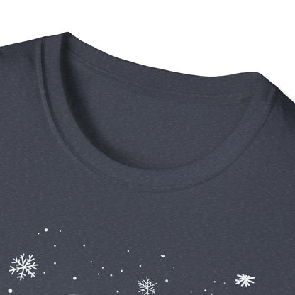 Winter Wonderland Snowman T-Shirt, Cute Holiday Shirt, Cozy Christmas Tee, Womens Winter Shirt, Snowflake T-Shirt, Festive Winter Apparel