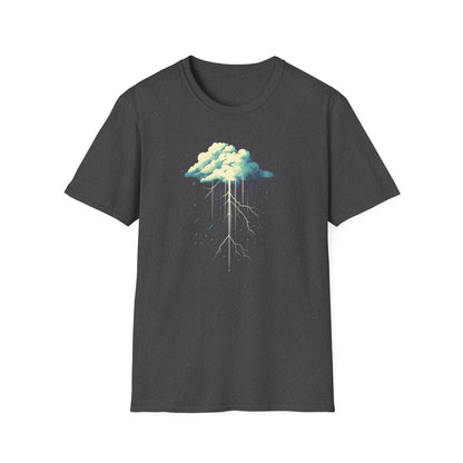 Lightning Storm T-Shirt | Minimalist Thunderstorm Graphic Tee | Meteorology Shirt Gift for Weather Enthusiasts