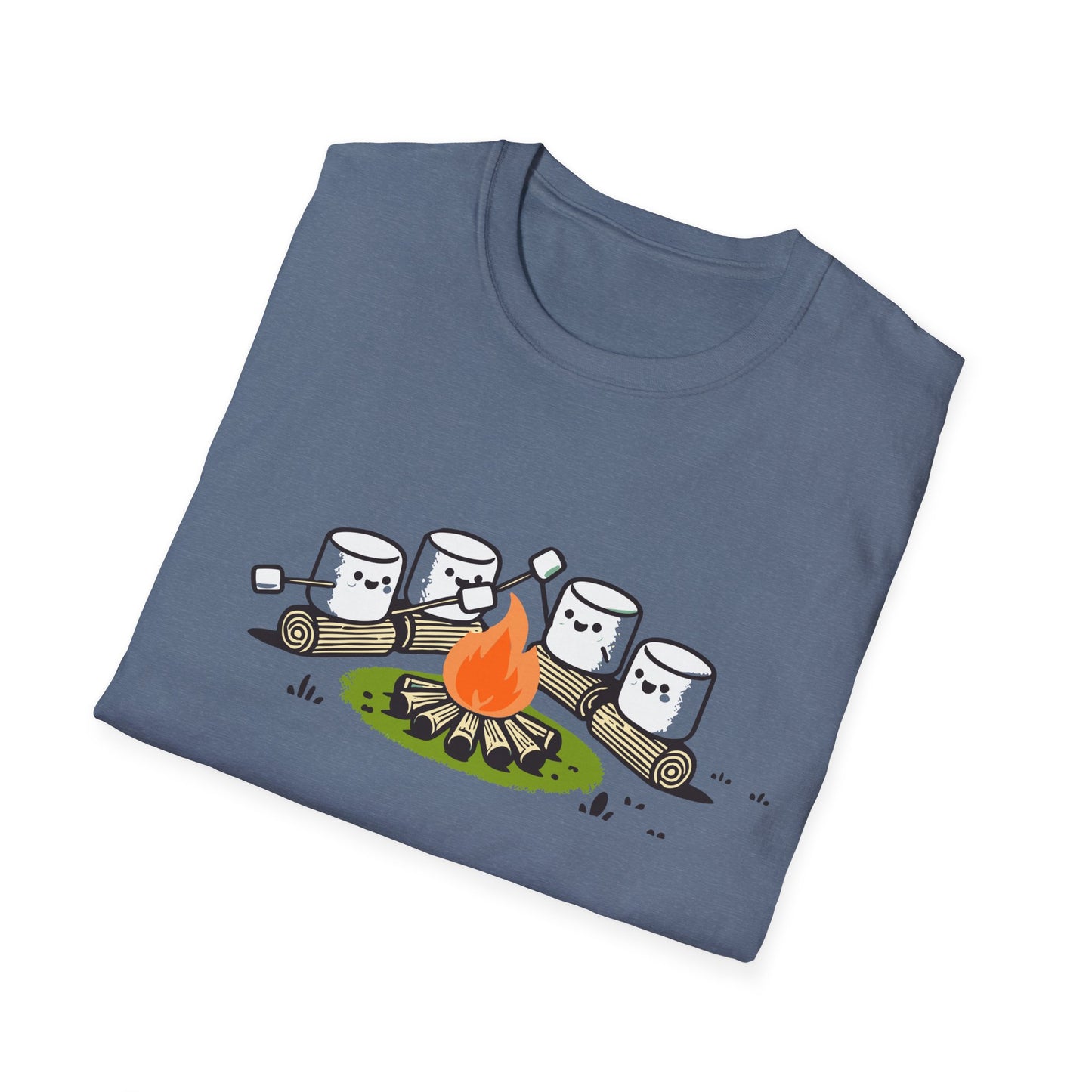 Campfire Marshmallows T-Shirt - Cute Outdoor Camping Graphic Tee