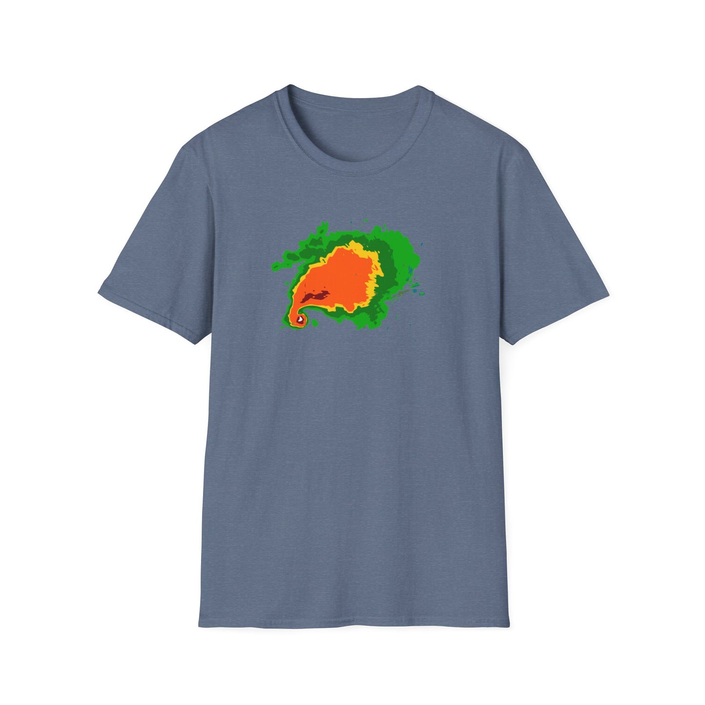 Weather Radar Hook Echo Supercell Design for Tornado Weather Enthusiasts - Storm Chaser Tee