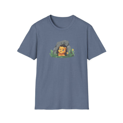 Adorable Mountain Lion Cave T-Shirt | Cute Animal Graphic Tee | Perfect for Nature Lovers, National Park Enthusiasts, and Outdoor Adventures