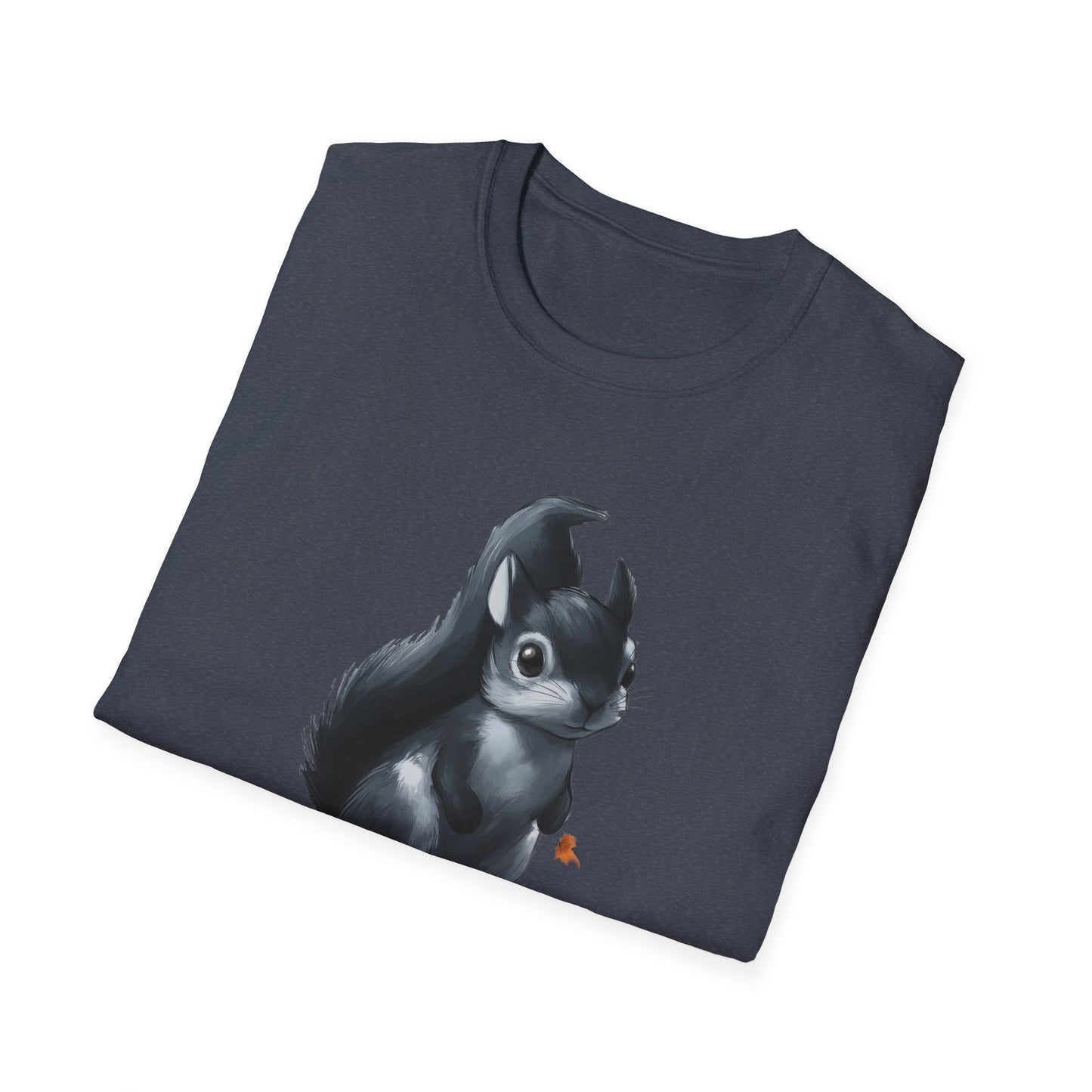 Cute Black Squirrel T-Shirt - Fall Animal Graphic Tee - Woodland Wildlife Shirt - Cozy Autumn Apparel - Nature Lover's Gift